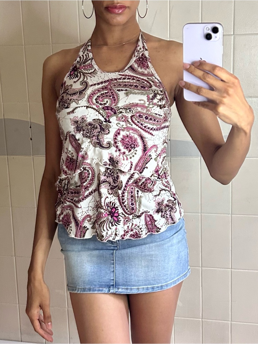 Vintage La Senza Paisley Halter